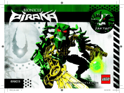 Lego Bionicle - Zaktan 8903 Manuel utilisateur