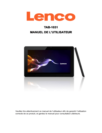 Mode d'emploi | Lenco Tab 1031 Manuel utilisateur | Fixfr