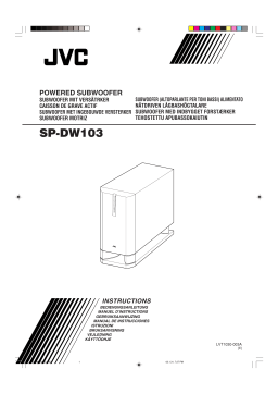 JVC SP-DW103 Manuel utilisateur