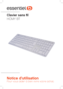 Essentiel b Homy BT Clavier Manuel utilisateur