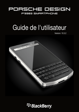 Blackberry Porsche Design P'9983 v10.3.2 Manuel utilisateur