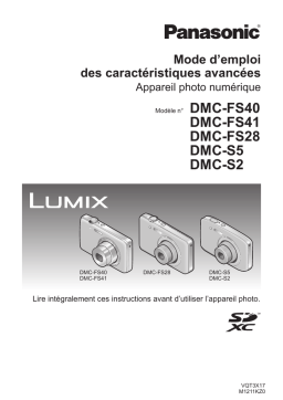 Panasonic DMC FS40 Mode d'emploi