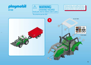 Manuel du propriétaire | Playmobil 6130 Manuel utilisateur | Fixfr