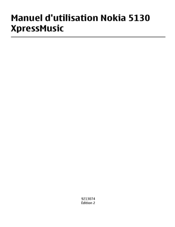 Microsoft 5130 XpressMusic Mode d'emploi | Fixfr