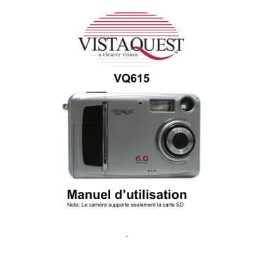 VistaQuest VQ 615 Manuel utilisateur | Fixfr