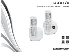Sagem D38V Manuel utilisateur