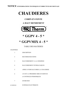 AR THERM GGPVMIX 4 Manuel utilisateur