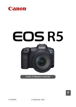 Canon EOS R5 Manuel utilisateur