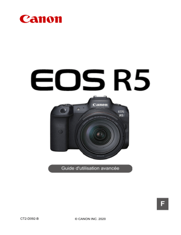 Canon EOS R5 Manuel utilisateur | Fixfr