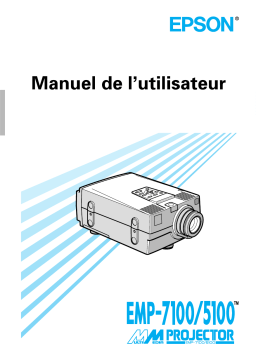 Epson EMP-7100 Manuel utilisateur