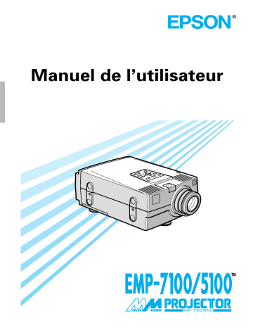 Manuel du propriétaire | Epson EMP-7100 Manuel utilisateur | Fixfr