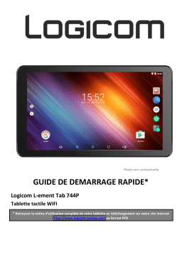 Logicom L-Ement Tab 744P Manuel utilisateur