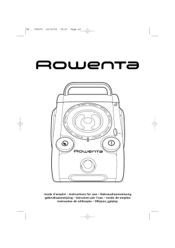 Rowenta RO 7066 Manuel utilisateur