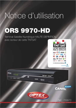 Optex ORS 9989-HD Mode d'emploi