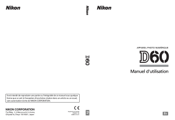 Mode d'emploi | Nikon D60 Manuel utilisateur | Fixfr