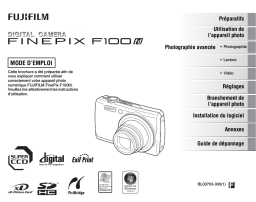 Fujifilm FinePix F100 fd Mode d'emploi