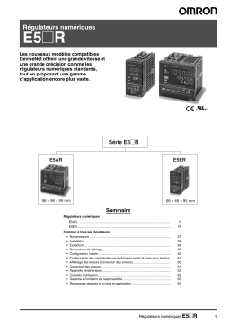 Omron E5 R Manuel utilisateur