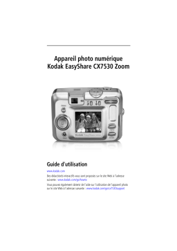 Kodak EASYSHARE CX7530 Manuel utilisateur