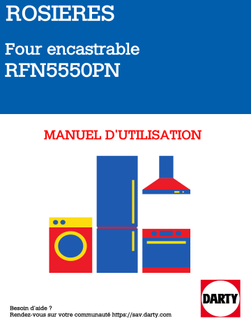 Manuel du propriétaire | ROSIERES RFN5550PN Manuel utilisateur | Fixfr