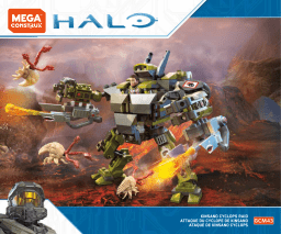 Mattel Mega Construx Halo Kinsano Cyclops Raid Manuel utilisateur