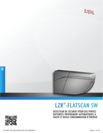 BEA LZR-FLATSCAN SW Mode d'emploi | Fixfr