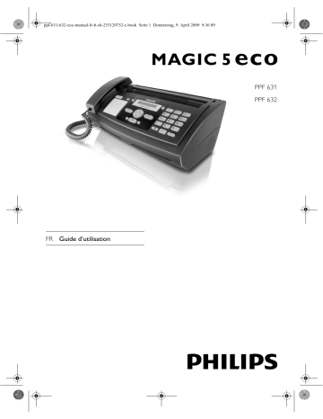 Manuel du propriétaire | Sagem MAGIC 5 ECO Manuel utilisateur | Fixfr