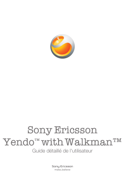 Sony Ericsson Yendo Manuel utilisateur