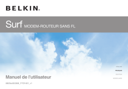 Belkin SURF MODEM ROUTEUR SANS FIL #F7D1401ED Manuel utilisateur