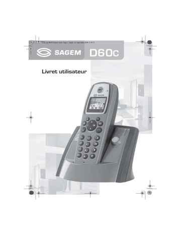 Manuel du propriétaire | Sagem D60C Manuel utilisateur | Fixfr