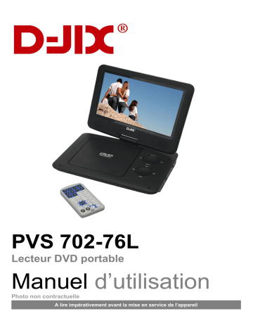 Manuel du propriétaire | D-JIX PVS 702-76L Manuel utilisateur | Fixfr