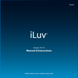 iLuv INT170 Manuel utilisateur