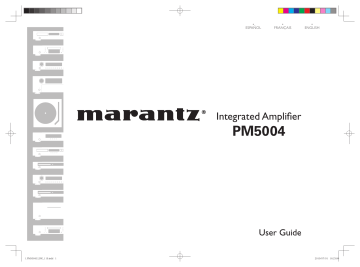 Manuel du propriétaire | Marantz PM5004 Manuel utilisateur | Fixfr