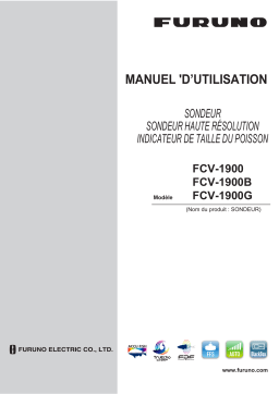 Furuno FCV1900 Manuel utilisateur