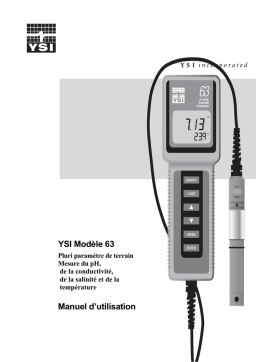 YSI Francais Modele 63 Manuel du propriétaire