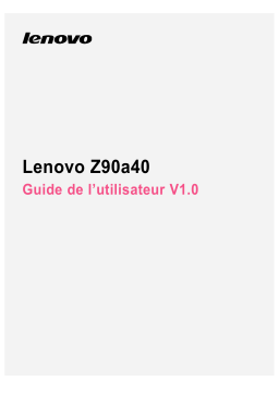 Lenovo Vibe Shot Manuel utilisateur