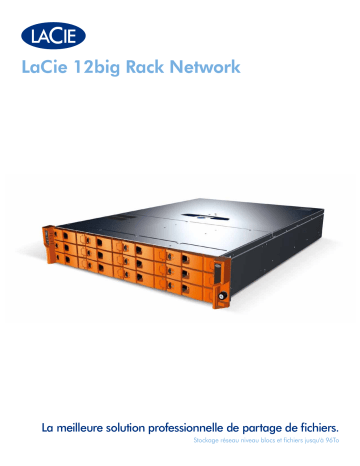 Manuel du propriétaire | LaCie 12big Rack Network Manuel utilisateur | Fixfr