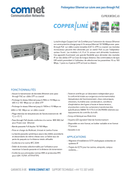 Comnet CLFE(X)EO(C,U) Series Fiche technique