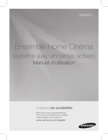 Manuel du propriétaire | Samsung HW-D570WXZF Manuel utilisateur | Fixfr
