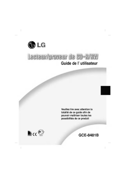 LG GCE-8481B Manuel du propriétaire