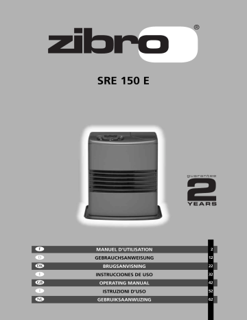 Manuel du propriétaire | Zibro SRE 150 E Manuel utilisateur | Fixfr
