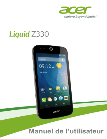 Liquid Z330 Duo | T01 | Mode d'emploi | Acer Z330 Manuel utilisateur | Fixfr