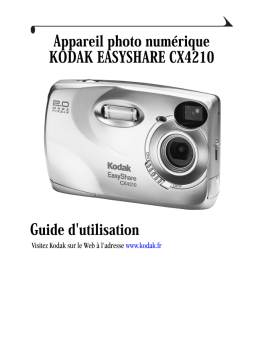 Kodak EasyShare CX4210 Manuel utilisateur