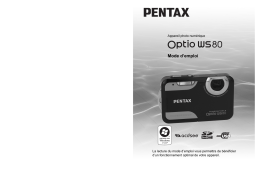 Pentax Série Optio WS80 Mode d'emploi