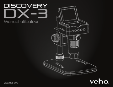 Veho VMS-008-DX3 Discovery DX-3 Microscope Manuel utilisateur | Fixfr