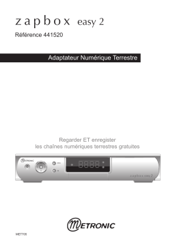 Metronic TNT ZAPBOX EASY 2 Manuel utilisateur