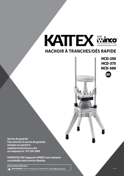 Winco KATTEX™ Quick Slice Chopper/Dicer Manuel utilisateur