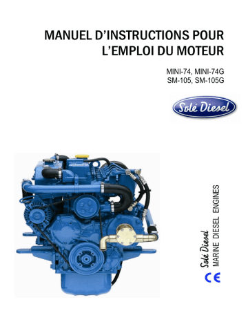 Solé Diesel SM-105 Engine Manuel utilisateur | Fixfr