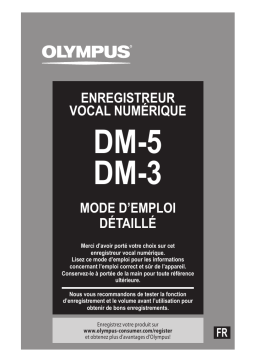 Olympus DM 3 Mode d'emploi