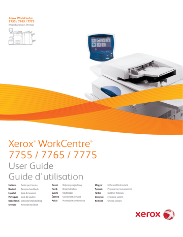 Xerox 7755/7765/7775 WorkCentre Mode d'emploi | Fixfr