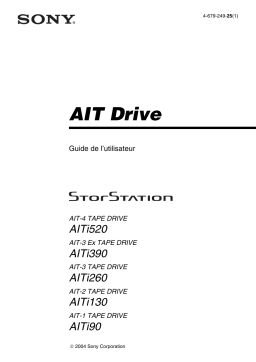 Sony AITI520 Manuel utilisateur